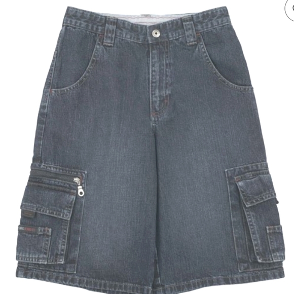 "WRG Jeans Co." Denim Simon Cargo Shorts - Picture 1 of 3